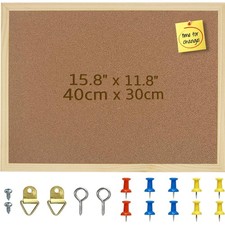 Elegante Kork Pinnwand 30x40