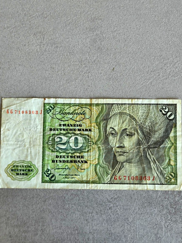 Deutsche mark banknote - mark,