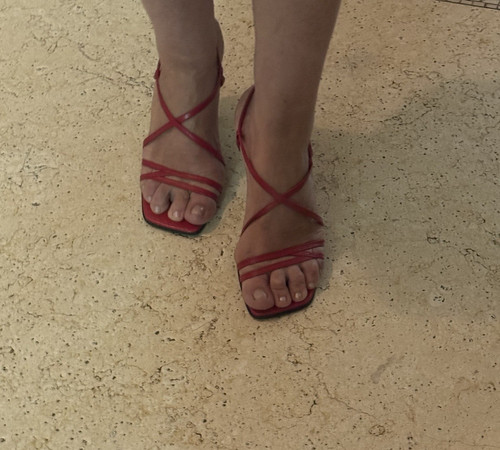 High heels riemchen sandalen - heels,