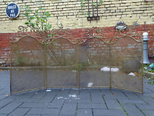 Funkenschutzgitter Kaminschutzgitter klappbar  4 flügig Eisen antik  Frankreich