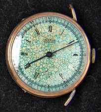 Pierce Militar Pilot Patina Herren Handaufzug Vintage Uhr -- läuft/reparaturen