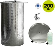 Saftfass Edelstahl mit