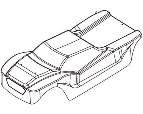 Absima pvc truggy - pvc, karosserie