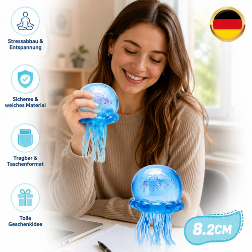 Glitzernder sandqualle quetsch - glitzernder, sandqualle-quetsch