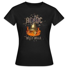 AC/DC Hells Bells Glocke Mit Flammen Frauen T-Shirt
