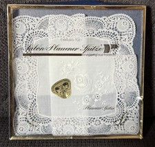 Plauener Spitze Deckchen Taschentuch Neu OVP  Salon Plauener Spitze