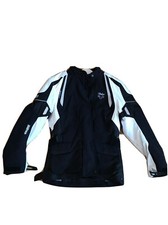Bullson Ladyline Motorradjacke Größe 36 Schwarz-Weiß