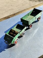 Unimog Blechspielzeug bastlermodell + Anhänger Modell spielzeug traktor K29