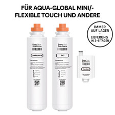 EasyFilter Filtersätze Composite, Membran, Nachfilter für Aqua-Global Wasserbar