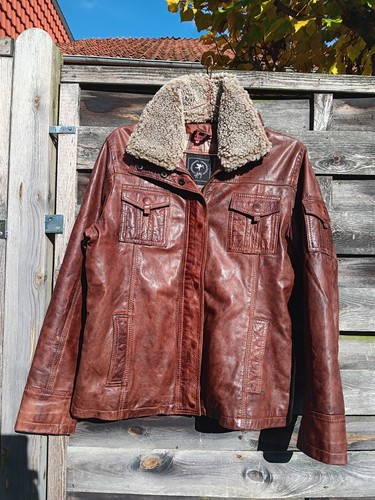 Schöne gipsy lederjacke - lederjacke, ☆