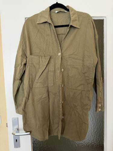 Zara bluse khaki - khaki, m
