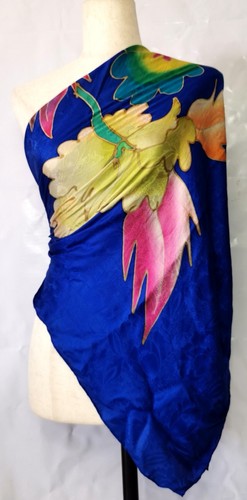 Vintage seidentuch silk scarf - vintage,