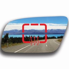 Blau Spiegelglas Links