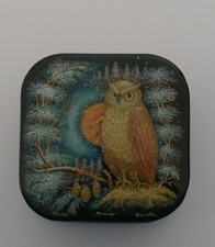 Lackmalerei. Handgemalt! Dose