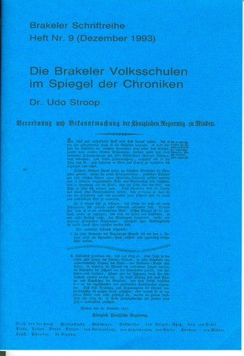 Die brakeler volksschulen - volksschulen, im