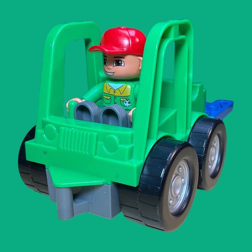 Lego duplo traktor grün - ,