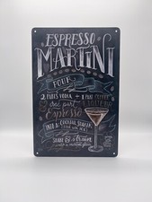Blechschild Espresso Martini
