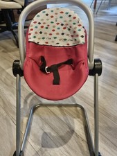 Puppenstuhl aus Plastik. Marke: i'coo, zustand gut, 57,5cm hoch, 36cm breit