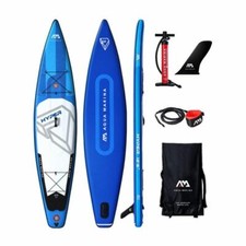 SUP Board Set AQUA MARINA Hyper 12.6  Stand Up Paddling aufblasbar ISUP 350