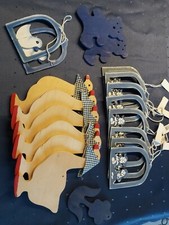 19 Sperrholz Figuren zum Basteln für Mobile Fensterbilder oder anderes