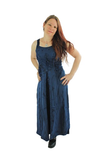 Kleid ärmellos schnürung - kleid,