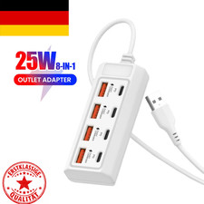 8 Port USB Ladegerät PD