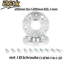 40mm(2x20mm) Spurverbreiterung für VW T5 T6.1 Spurplatten Aluminium 6061-T6