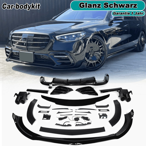 Glanz schwarz bodykit front - glanz,
