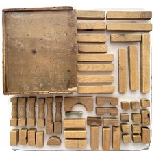 Holzbaukasten 48-teilig mit Holzbox