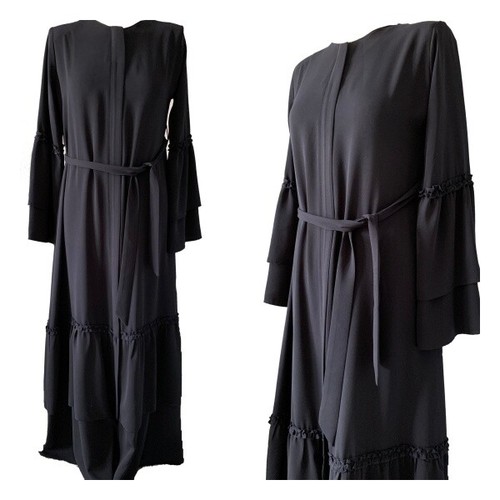 Ferace fermuarli abaya - abaya, muslima