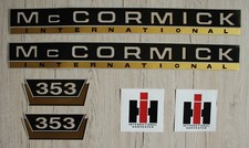 IHC / Mc Cormick Aufkleber international 353 Gold Logo Emblem Sticker Label kurz