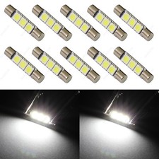 10 x White 28mm 3SMD T6 6641