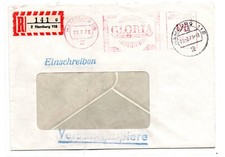 2 Hamburg 118 Fensterumschlag von =Gloria=   k0050