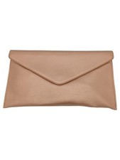 Hallhuber Damen Rosegoldene Clutch Elegant mit Schultergurt