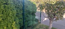 Doppelstabmattenzaun Mattenzaun Gartenzaun Stahlzaun Zaunset Grün | 20m 203cm