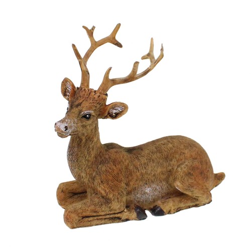 Hirsch figur liegend hellbraun - figur,