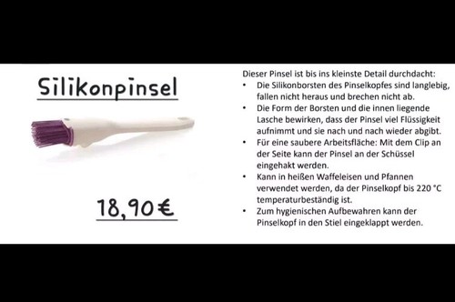 Tupperware silkonpinsel - tupperware,