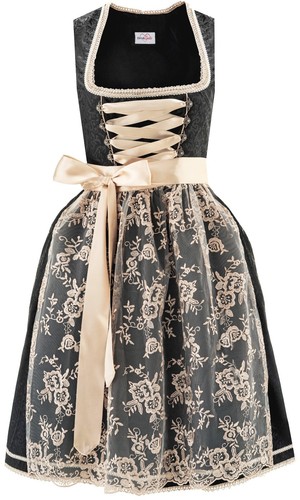 Midi dirndl aus exklusiver - dirndl,