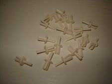 Spreiznieten Kunststoff grau