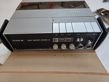 UHER Report 4200 Stereo IC + M517 Mikrofon & Tasche – Vintage Tonbandgerät