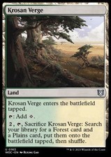 Magic/MTG Krosan Verge WOC-163 Uncommon Englisch Neu