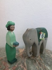Ostheimer Figuren Krippenfiguren König orientalisch grün 41703 Elefant 41912