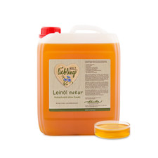 Leinöl-Holzschutz natur 10 Liter  natürlicher Holzschutz, Holzlasur, Holzfarbe