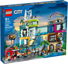 ✅ 1-2-3 STEINE ✅ Lego City 60380 ✅ Stadtzentrum Downtown ✅ NEU