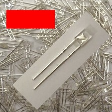 LED Rechteckig Rot klar 2x3mm