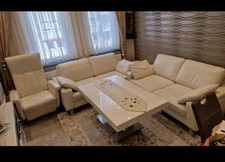 2 Sofa als 2 Sitzer, 1 Sessel mit Liegefunktion, 1 kleiner Sessel