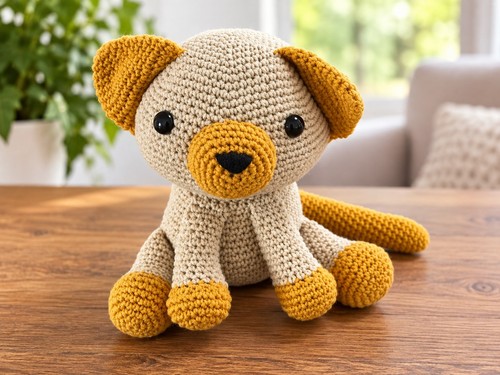 Kuscheliger strickkatze - kuscheliger,