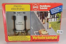 Busch Spur H0 1/87 Nr. 5901 Verkehrsampel Zusatzpackung für 5902 OVP #9094