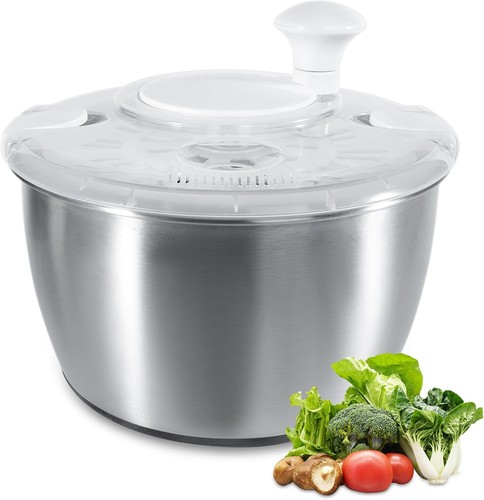 Salatschleuder edelstahl 5 - salatschleuder,