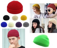 COOLE Trawler Fischer Skully Beanie Mütze Vintage Docker Schädelkappe